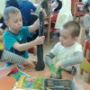 Grupa IV przygotowanie prac na konkurs plastyczny- Mój Przyjaciel- Pluszowy Miś